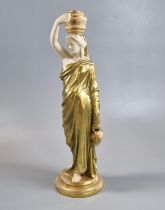 Royal Worcester porcelain figure, 'The Water Carrier', shape No. 2/125. 26cm high approx. (B.P.