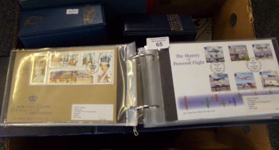 Isle of Man collection of first Day covers and commemorative cards in eight albums, 1980 to 2008