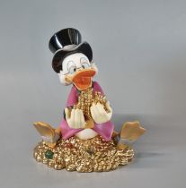 Walt Disney Classics Collection, Scrooge McDuck and Money 30th Anniversary figurine with box and