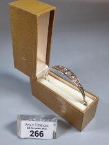 Silver Clogau and rose gold finish organic design bracelet in original box. (B.P. 21% + VAT)