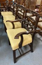 Set of four Drexel Heritage style dining chairs. Possibly cherry wood. (3+1) (4) (B.P. 21% + VAT)