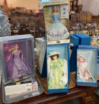 Four Royal Doulton Nisbet dolls in original boxes to include: a bride, 'Pink Sash' with COA,