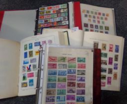 Box with All World collection of mostly used stamps in five albums, 100s. (B.P. 21% + VAT)