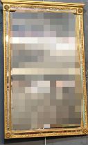 Regency style gilt framed pier glass. 84cm high approx. (B.P. 21% + VAT)