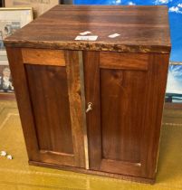 Modern mahogany coin collectors cabinet by Peter Nichols cabinet maker. (B.P. 21% + VAT)