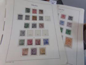 All World selection of stamps in album, stockbook and on pages with good range of Gibraltar, mint