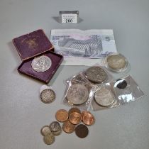 United States silver Dollar 1898, George II silver Half Crown 1746, Charles III Spanish silver