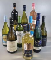 Collection of wines to include: Sauvignon Blanc Brancott Estate, Haraszthy Pinot Grigio, Calvert