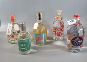 Collection of Gin to include: Opihr Spices of the Orient London Dry Gin, Cherry Blossom Gin Liqueur,