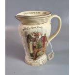 Royal Doulton D2779 Shakespeare jug, Merry Wives of Windsor, Falstaff and Dame Quickly. (B.P.