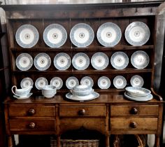 Dinner service of Wedgwood 'Florentine' design bone china with enamelled decoration, printed marks