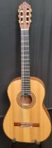 Handmade Earl S Marsh of Boston Lincolnshire C626 six string acoustic guitar labelled for May