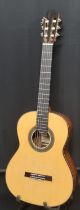 Handmade Finnish Liikanen 300A six string acoustic Spanish style guitar by Kanc Cul ,signed to the
