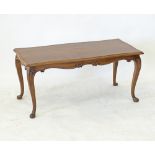 A Cypriot mahogany coffee table