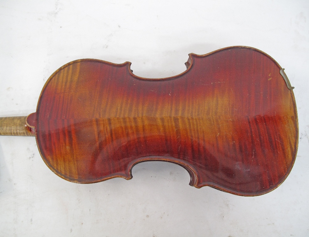 An early 20th century Stradivarius violin copy - Image 10 of 14