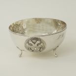 A Cypriot silver footed bowl by G. Stephanides