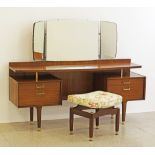 E Gomme, G Plan teak dressing table