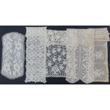 A collection of Cypriot rectangular hand crocheted table mats / runners.