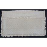 A Cypriot hand crocheted throw