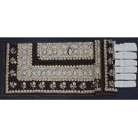 A Syrian embroidered tablecloth