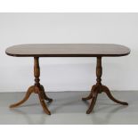 A Cypriot walnut dining table