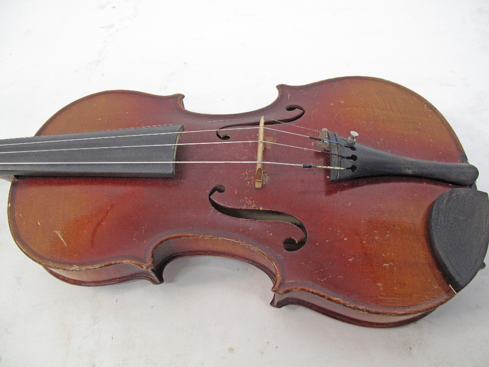 An early 20th century Stradivarius violin copy - Image 9 of 14
