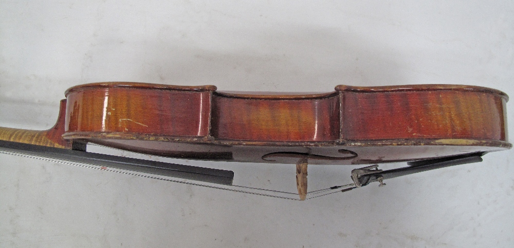 An early 20th century Stradivarius violin copy - Image 11 of 14