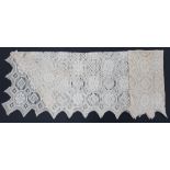 A Cypriot hand crocheted tablecloth or throw