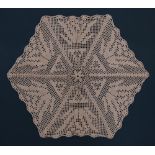 A Cypriot hand crocheted tablecloth