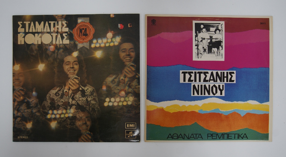 A collection of twenty seven Greek music vinyl records LPs - Image 4 of 15
