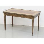 A French Louis XVI style kingwood coffee table