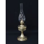 A vintage Middle Eastern oil lamp