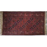An antique Turkish rug
