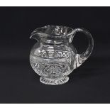 A Scottish crystal pitcher