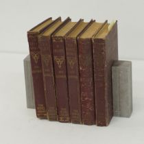 Six volumes of English novels
