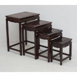 Chinese style nest of side tables