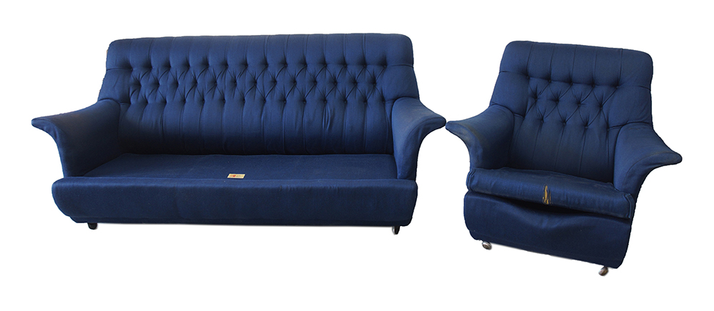 G-Plan three seater couch and an armchair