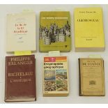 A collection of French books