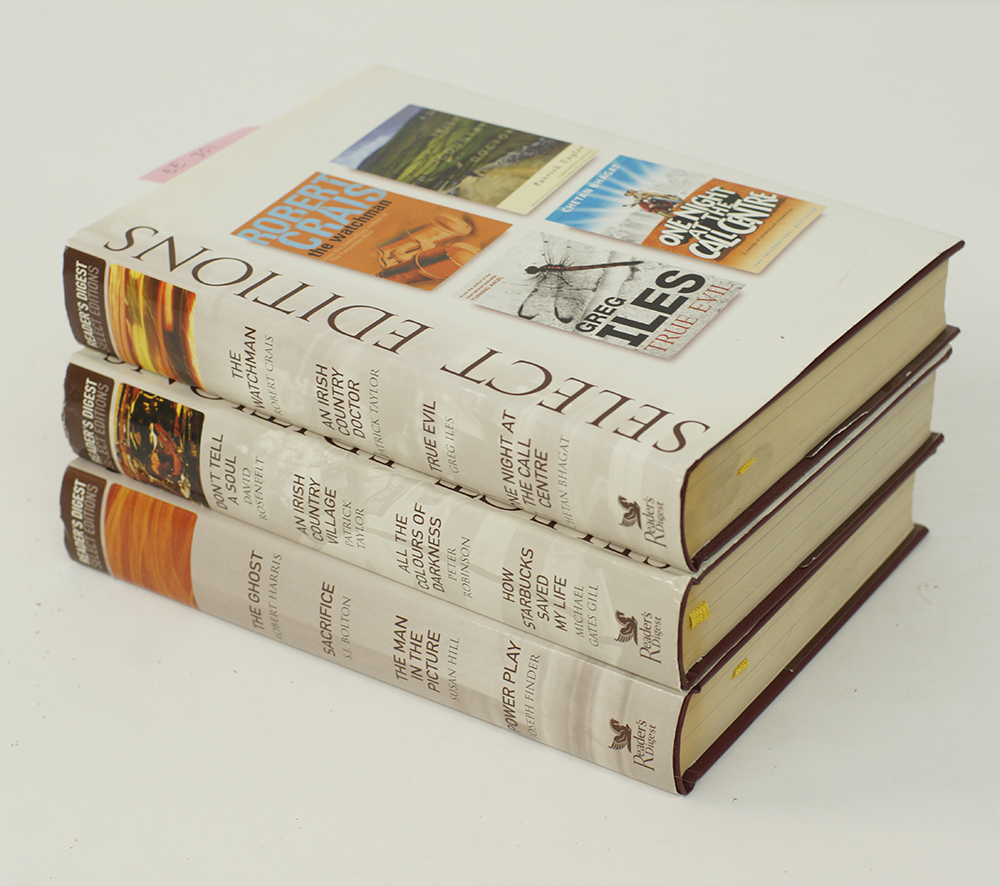 Three volumes of Reader's Digest Select Editions