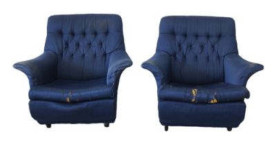 G-Plan pair of armchairs