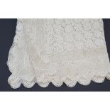 Cypriot crocheted tablecloth or throw
