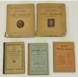 A collection of French books