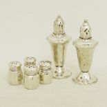 American silver salt and pepper shakers