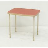 Formica top side table