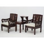 Chinese style open armchairs
