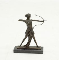 After Ferdinand Preiss bronze sculpture