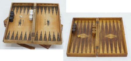 Two Cypriot Backgammon sets.