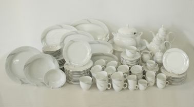 German Eschenbach white porcelain dinner service