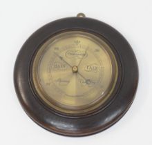 An English round wall barometer