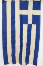 A vintage Greek flag